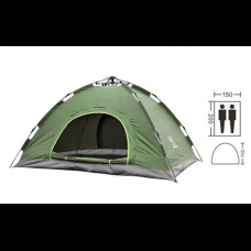 Саморозкладна Намет автомат 2-місна з автоматичним каркасом 2*1,5 метра Темно-зелена