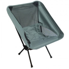Туристичний легкий складний стілець Chair For Outdoor Кемпінговий стілець для походів та риболовлі Сірий