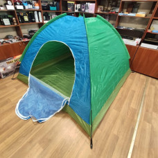 Намет туристичний розкладний 200 х 200 см двомісний з москітною сіткою (50384)