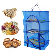 Сітка для сушіння риби фруктів та овочів Триярусна 50х50х55