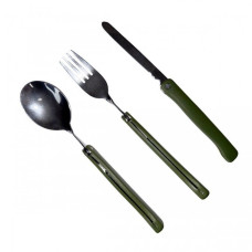 Набор туристический Traveler K603 - 3 в 1 (ложка, вилка, нож)