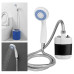 Душ портативный, кемпинговый с помпой на аккумуляторе USB Travel shower 2200 mAh 