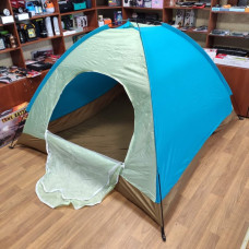 Намет туристичний розкладний 200 х 200 см двомісний з москітною сіткою (50386)