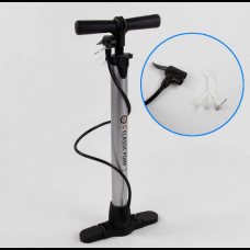 Насос підлоговий C 44607 для накачування велосипедних коліс, м'ячів, надувних матраців та надувних іграшок.