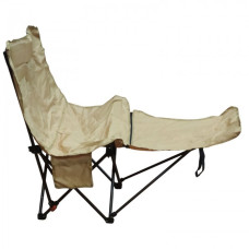 Складной туристический стул трасформер шезлонг со стальным каркасом с чехлом