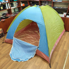Намет туристичний розкладний 200 х 200 см двомісний з москітною сіткою (50407)