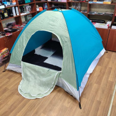 Намет туристичний розкладний 200 х 200 см двомісний з москітною сіткою (50388)