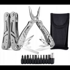 Универсальный карманный многофункциональный нож мультитул-плоскогубцы с битами