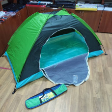 Намет туристичний 2*1*1.1м Зелений з блакитним (49478) Намет туристичний 2*1*1.1м Зелений з блакитним (49478)
