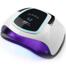 LED UV лід уф лампа SUN BQ-6T 108W з ручкою для нарощування нігтів, гель лак Біла