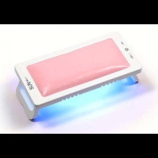 Лампа для маникюра с подлокотником 88Вт, от USB, SUN HPL 1 / Лампа для ногтей Розовая