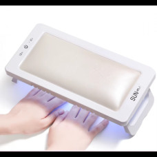 Лампа для маникюра с подлокотником 88Вт, от USB, SUN HPL 1 / Лампа для ногтей Белая