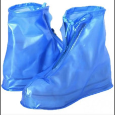 Водонепроникні чохли-бахили на взуття від дощу Розмір XXL Сині
