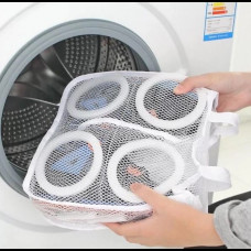 Мішок для прання взуття 28*27*10 см Чохол для прання взуття Білий