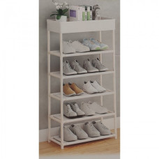 Полиця стійка органайзер для взуття на 5 полиць Shoe Rack YH9806-5 Біла
