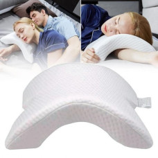 Ортопедична вигнута подушка для сну Nap pillow DL-137 з тунелем для руки