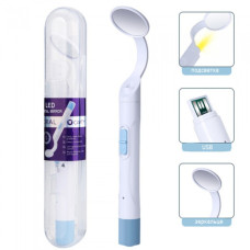 Стоматологическое зеркало ZK-2358L с LED подсветкой (white+yellow), Li-Ion аккум., ЗУ USB Стоматологическое зеркало ZK-2358L с LED подсветкой (white+yellow), Li-Ion аккум., ЗУ USB