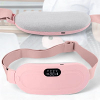 Беспроводной массажер-грелка от менструальных болей и спазмов Розовый