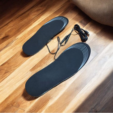 Стельки с подогревом универсальные р.41-45 NuoyiMiao Черные, юсб термостельки для обуви