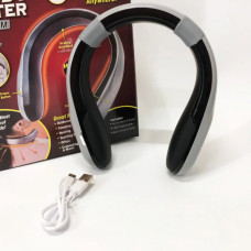 Портативный мини обогреватель для шеи Handy Heater на аккумуляторе, 4 режима нагрева Серый