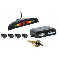 Парктронік автомобільний PAssistant на 4 датчики + LCD монітор Чорні датчики Парктронік автомобільний PAssistant на 4 датчики + LCD монітор Чорні датчики