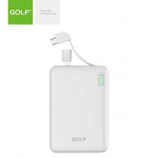 Зовнішній акумулятор Power bank GOLF G73 10000 Mah акумулятор зарядка Білий