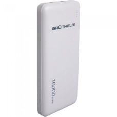 Зовнішній акумулятор Power bank Grunhelm GP-25AW 10000 Mah акумулятор зарядка Білий Гарантія 2 роки