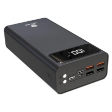 Зовнішній акумулятор Power bank LENYES Lenyes PX491 40000mAh 4USB 5 В/2 А батарея заряджання Чорний
