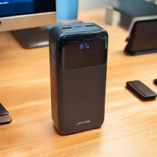 Внешний аккумулятор Power bank LENYES PX342D 30000 mAh, PD22,5W + быстрая зарядка батарея зарядка Черный