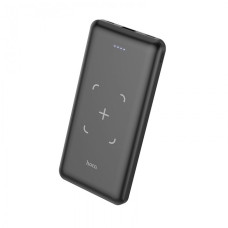 Портативний акумулятор Power bank Hoco J50 Surf з функцією бездротової зарядки Qi 10000mAh Чорний