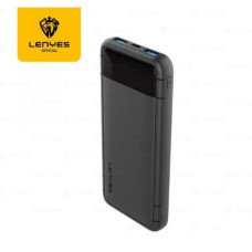 Зовнішній акумулятор Power bank LENYES PX133 10000 Mah акумулятор зарядка Чорний