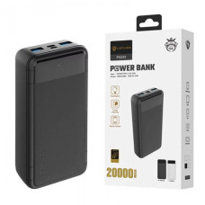 Зовнішній акумулятор Power bank Lenyes PX233 20000 Mah зарядна батарея Чорний