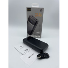 Зовнішній акумулятор Power bank Lenyes PX298D 22.5W 20000 Mah батарея Чорний