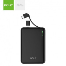 Зовнішній акумулятор Power bank GOLF G73 10000 Mah акумулятор зарядка Чорний