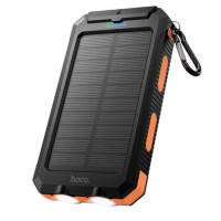 Внешний аккумулятор Power Bank HOCO J164 Platinum Solar 8000mAh 10W, с солнечной панелью и LED фонариком