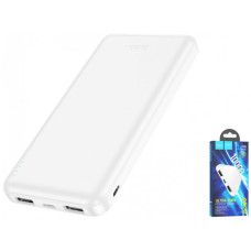 Внешний аккумулятор Power bank HOCO J100 10000 mAh батарея зарядка Белый