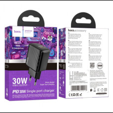 Сетевое зарядное устройство HOCO CS22A Value с одним портом Type-C PD30W