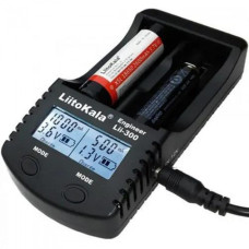 Интеллектуальное зарядное устройство LiitoKala Lii-300 на 2 аккумулятора AA, AAA и Li-ion с разрядом и
