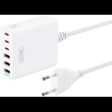 Сетевое зарядное устройство XO L133 3 USB-A 3 USB-C 75W Белый