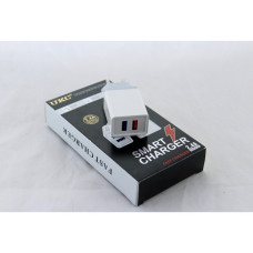 Мережевий зарядний пристрій UKC Fast Charge AR 001 c 2 USB портами