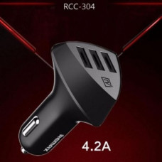 АЗУ авто зарядне 3 юсб 4.2 А - Remax RCC-304 Alien 3 USB car charger