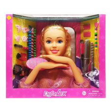 Кукла манекен для причесок 8415 DEFA 23 см (Фиолетовый) 