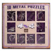 Набор головоломок Metall Puzzles violet Eureka 3D Puzzle 473359, 10 головоломок 