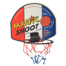 Баскетбольное кольцо M 5716-1-3 щит 21 см, сетка, мяч 7,5см (MAGIC SHOOT)