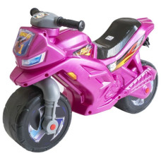 Беговел мотоцикл 2-х колесный 501-1PN Розовый Перламутр 