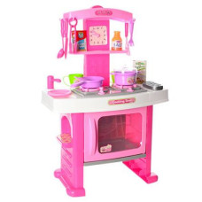 Детская игрушечная кухня с плитой и духовкой 661-51 аксессуары в комплекте