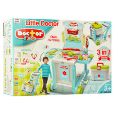 Детский игровой набор доктора 008-929 с тележкой и инструментами 