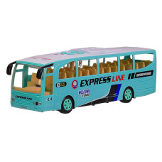 Детская игрушка Автобус Bambi 1578 со звуком и светом (Бирюзовый)
