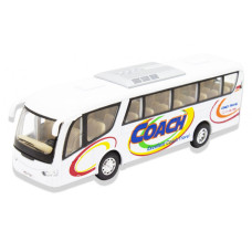 Детский игровой Автобус KS7101 открываются двери (Белый) 