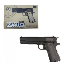 Детский игрушечный пистолет ZM19 металлический 